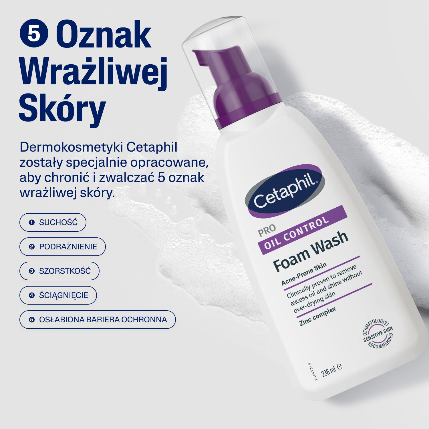 Cetaphil PRO Oil Control Wash Foam - PRO Oil Control Pianka Do Mycia