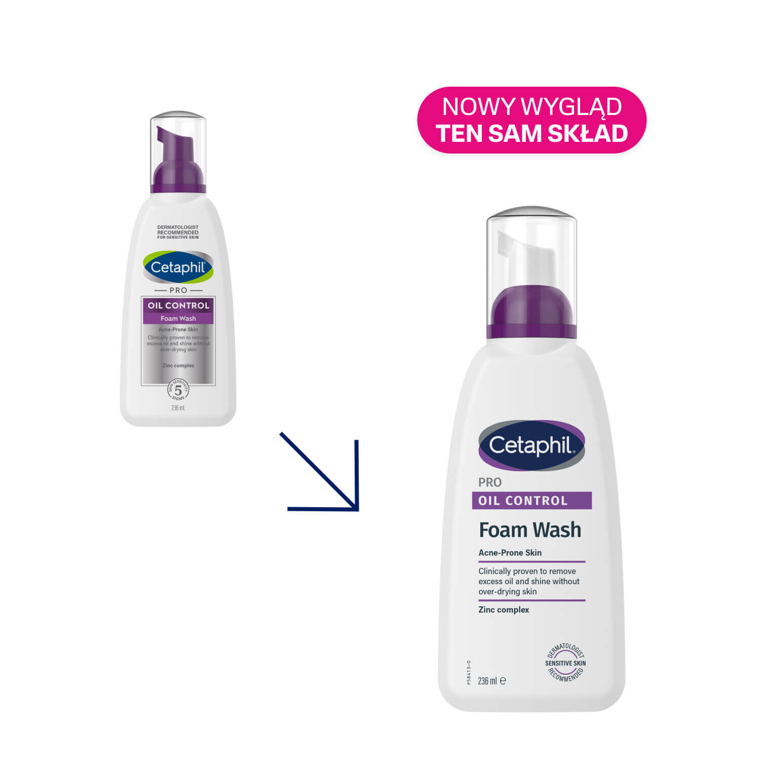 Cetaphil PRO Oil Control Wash Foam - PRO Oil Control Pianka Do Mycia