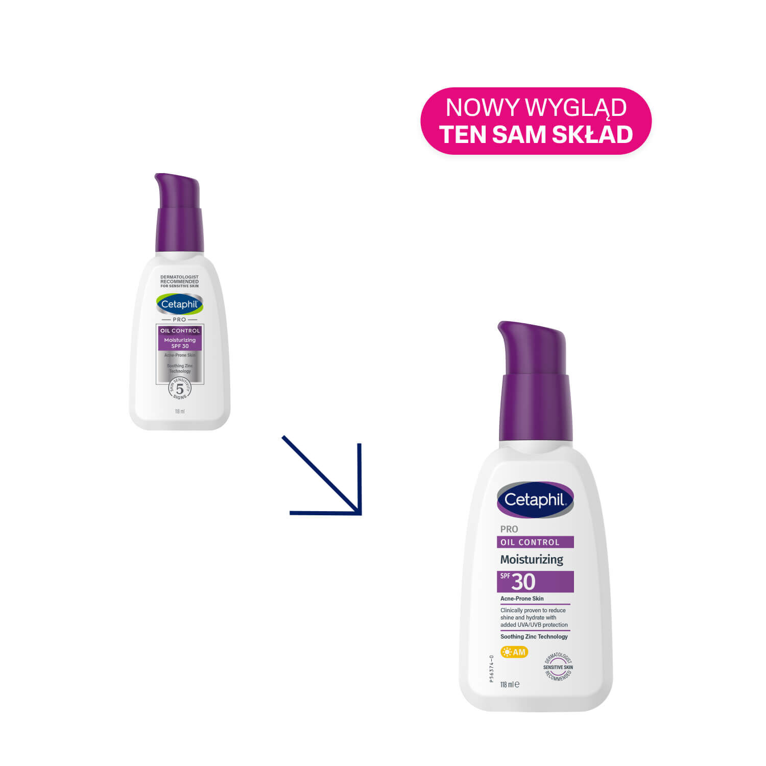 Cetaphil PRO Oil Control Day Cream  - PRO Oil Control Krem Nawilżająco-Matujący SPF 30