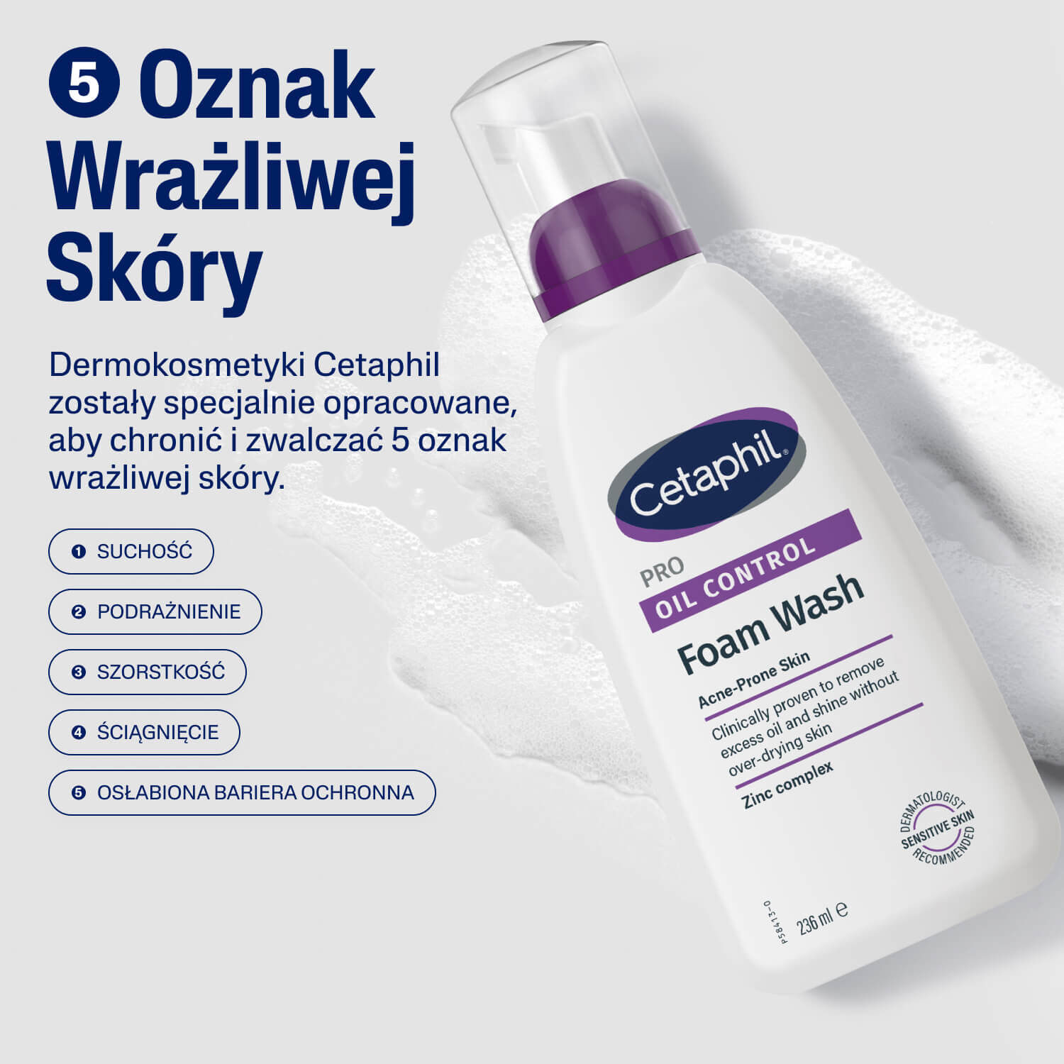 Cetaphil PRO Oil Control Wash Foam - PRO Oil Control Pianka Do Mycia