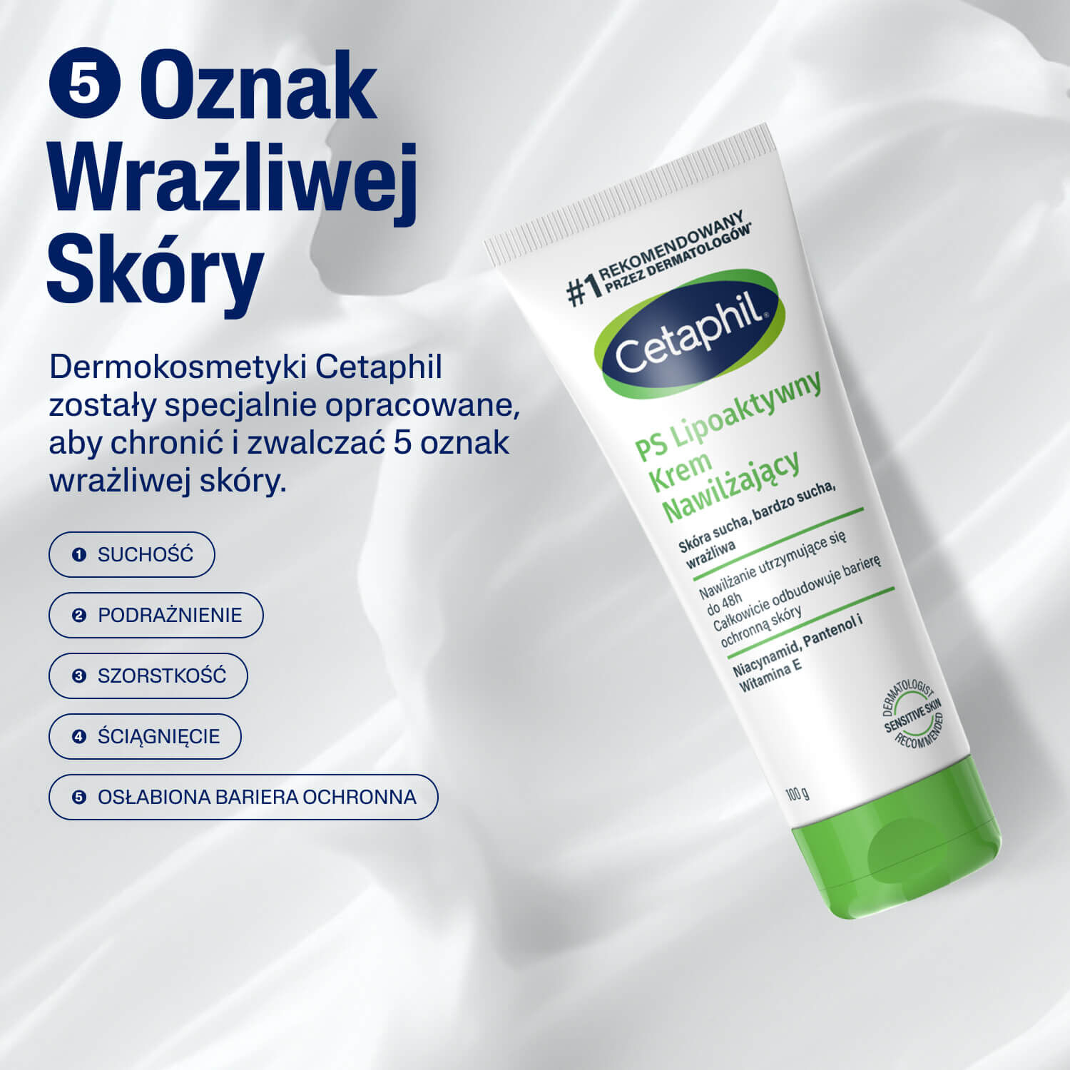 Cetaphil PS Lipoaktywny Krem Nawilżający