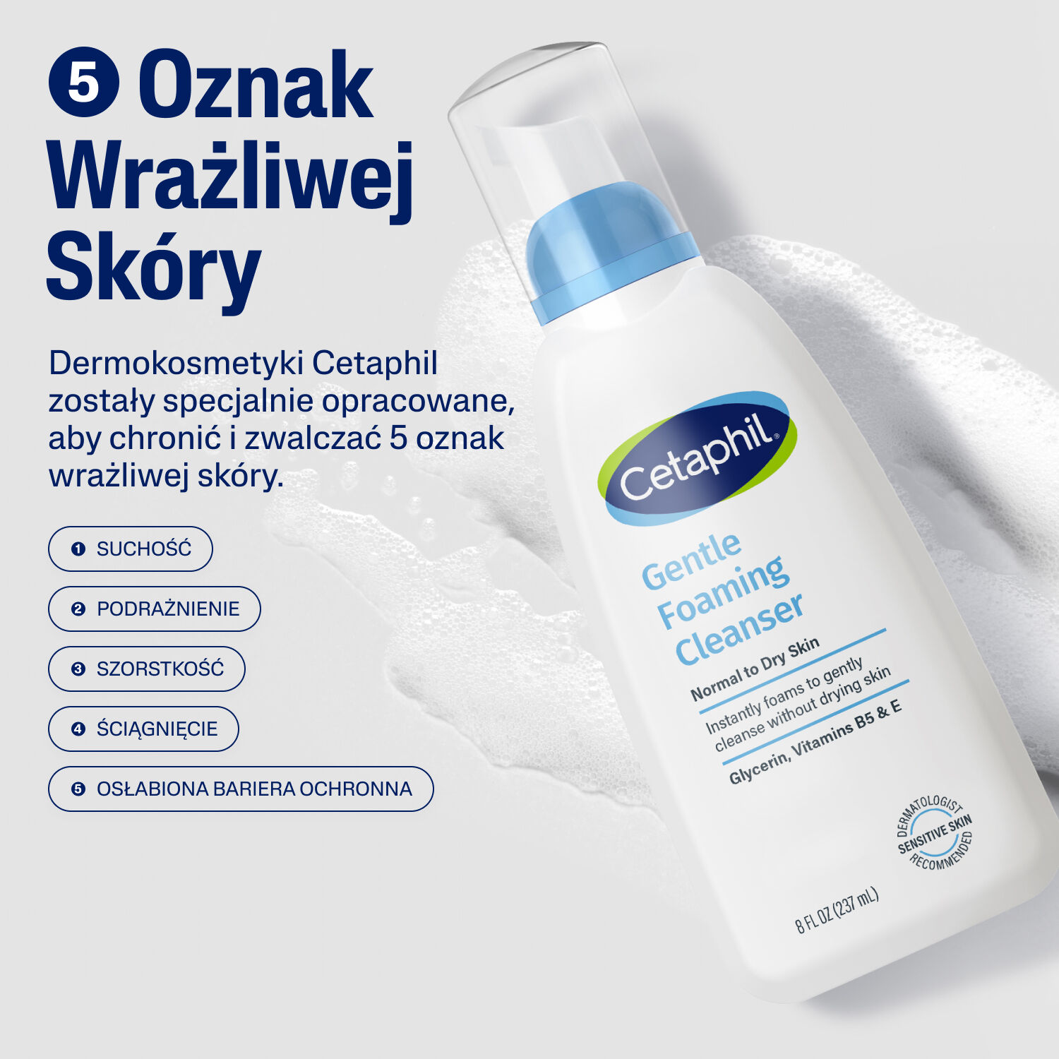 Cetaphil Lekka pianka do mycia