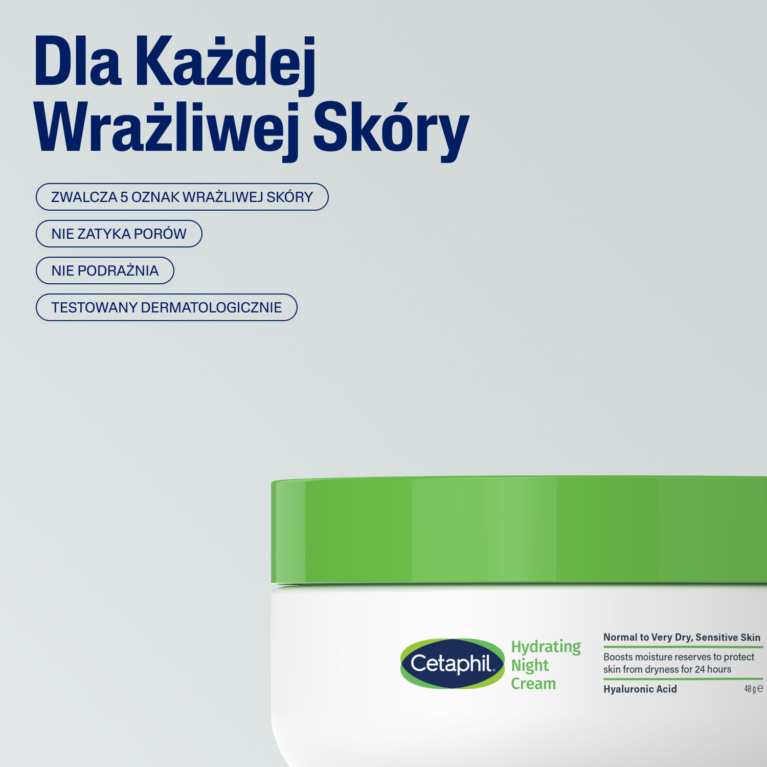 Cetaphil Krem nawilżający do twarzy na noc
