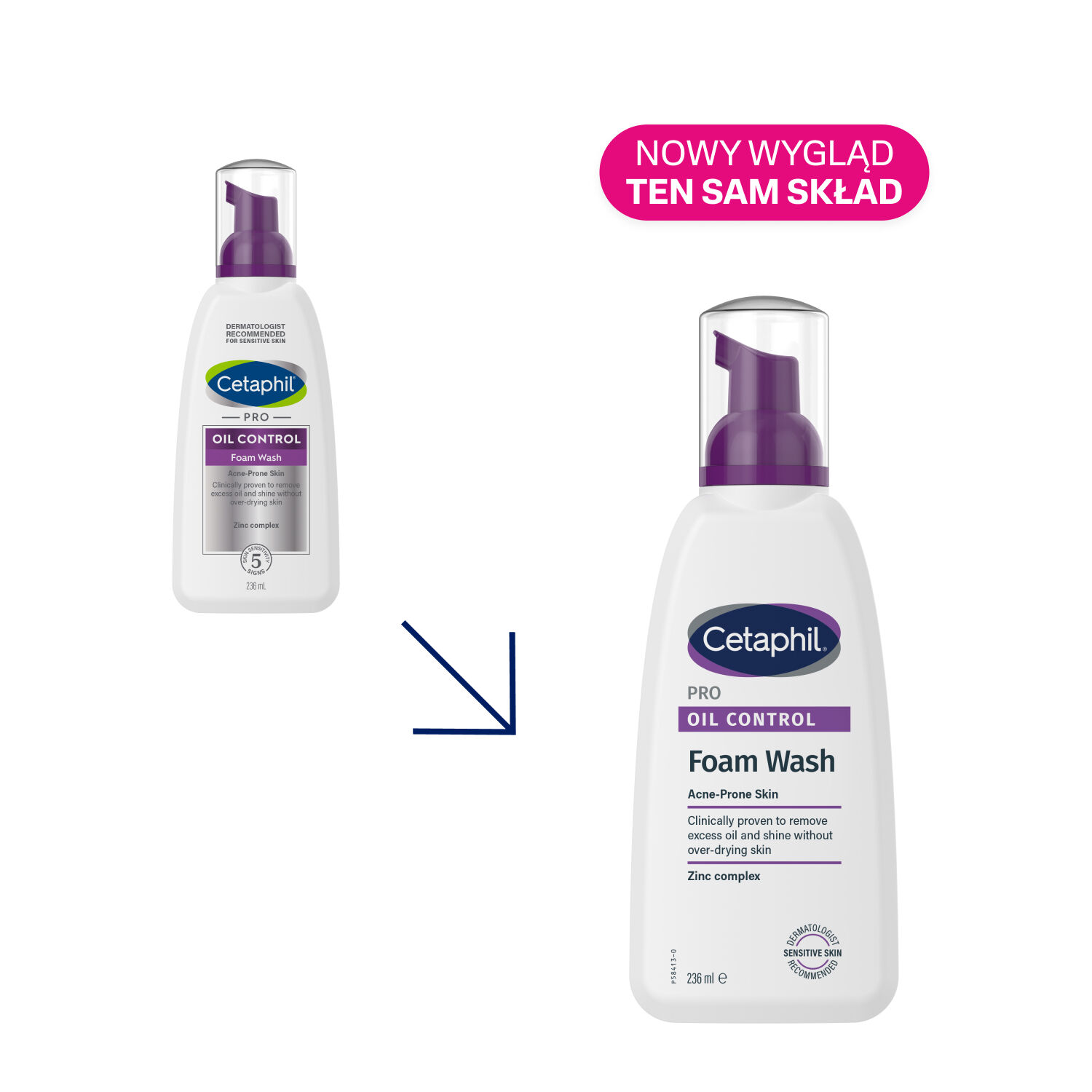 Cetaphil PRO Oil Control Wash Foam - PRO Oil Control Pianka Do Mycia