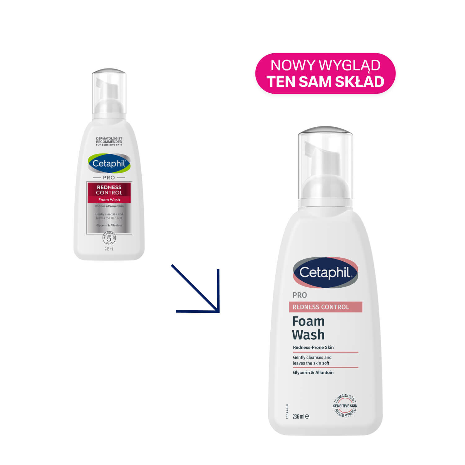 Cetaphil PRO Redness Control Foam - PRO Redness Control Pianka Do Mycia 236 ml