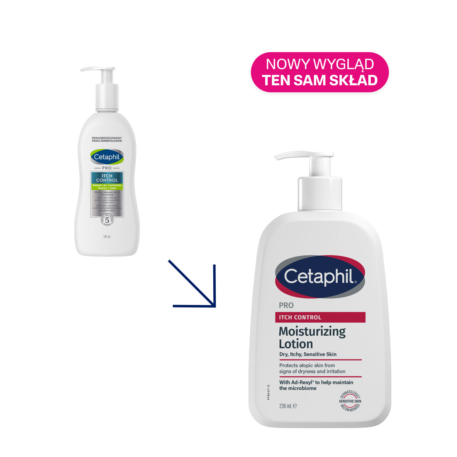 Cetaphil PRO Itch Control Moisturizing Lotion - PRO Itch Control Balsam Do Nawilżania Twarzy i Ciała