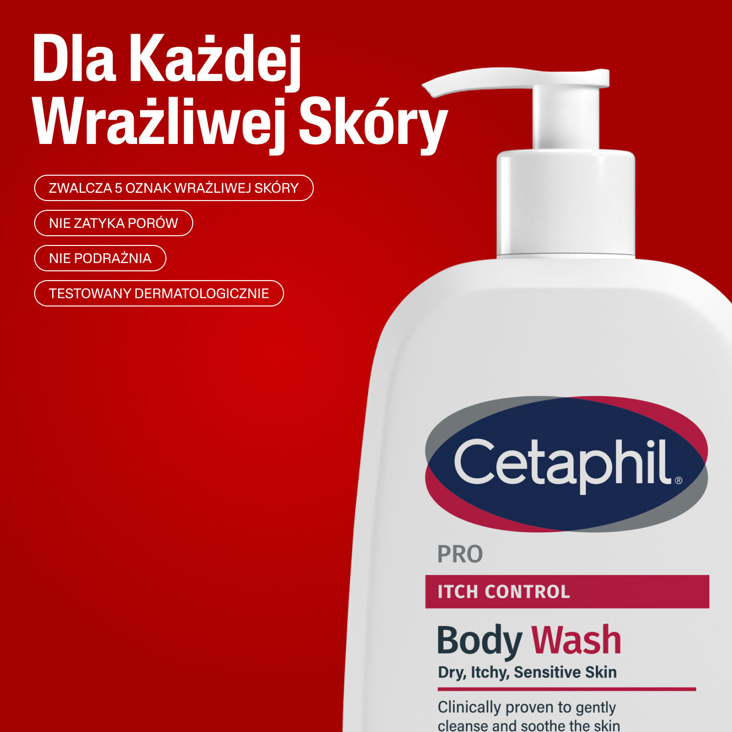 Cetaphil PRO Itch Control Body Wash -  PRO Itch Control Emulsja Do Mycia