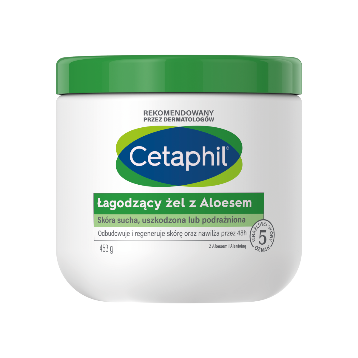 Łagodzący żel z Aloesem 453 g