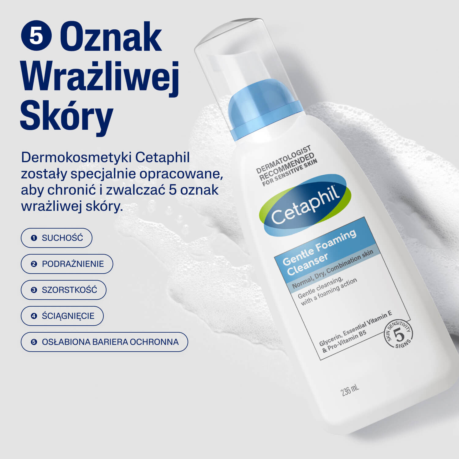 Cetaphil Lekka pianka do mycia