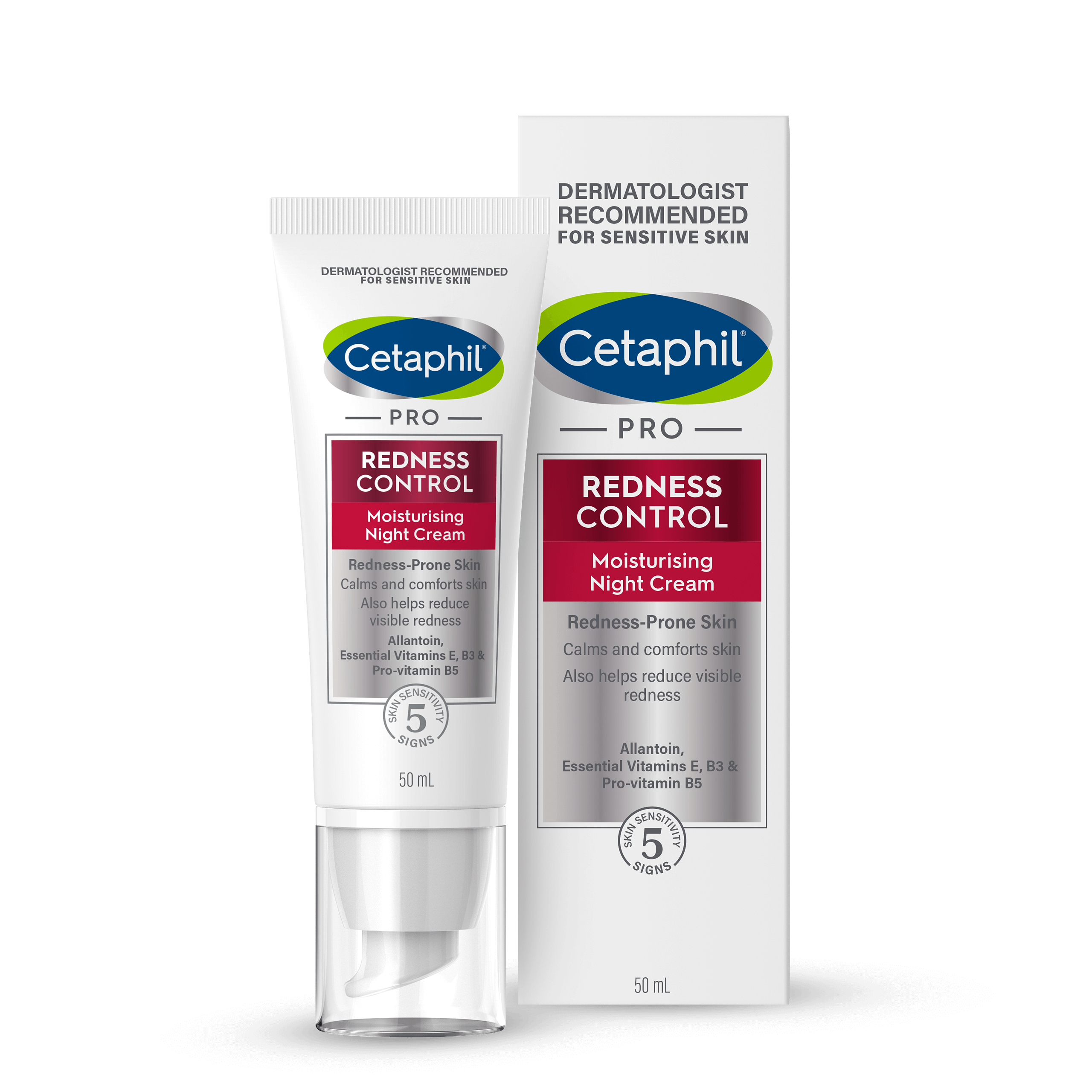 Cetaphil PRO Redness Control Krem nawilżający na noc