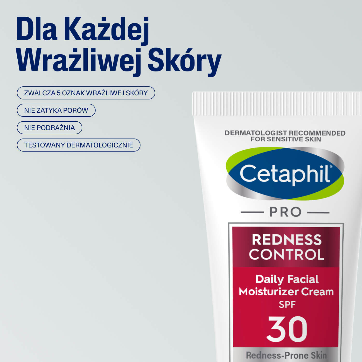 Cetaphil PRO Redness Control Krem nawilżający na dzień SPF 30