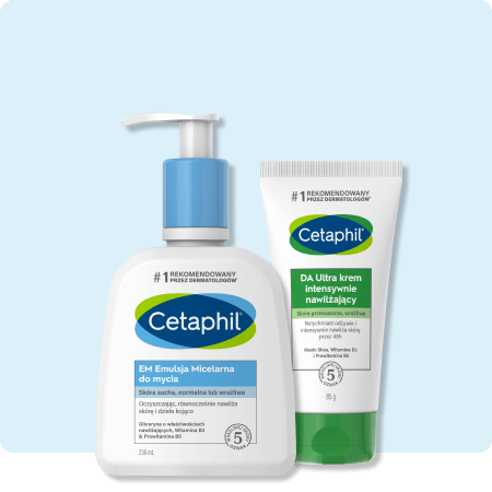 Zestaw EM Emulsja micelarna do mycia 236 ml i DA Ultra krem intensywnie nawilżający 85 g