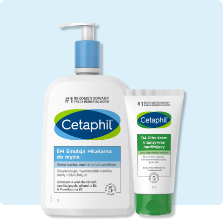 Zestaw EM Emulsja micelarna do mycia 1l i DA Ultra Krem intensywnie nawilżający 85 g