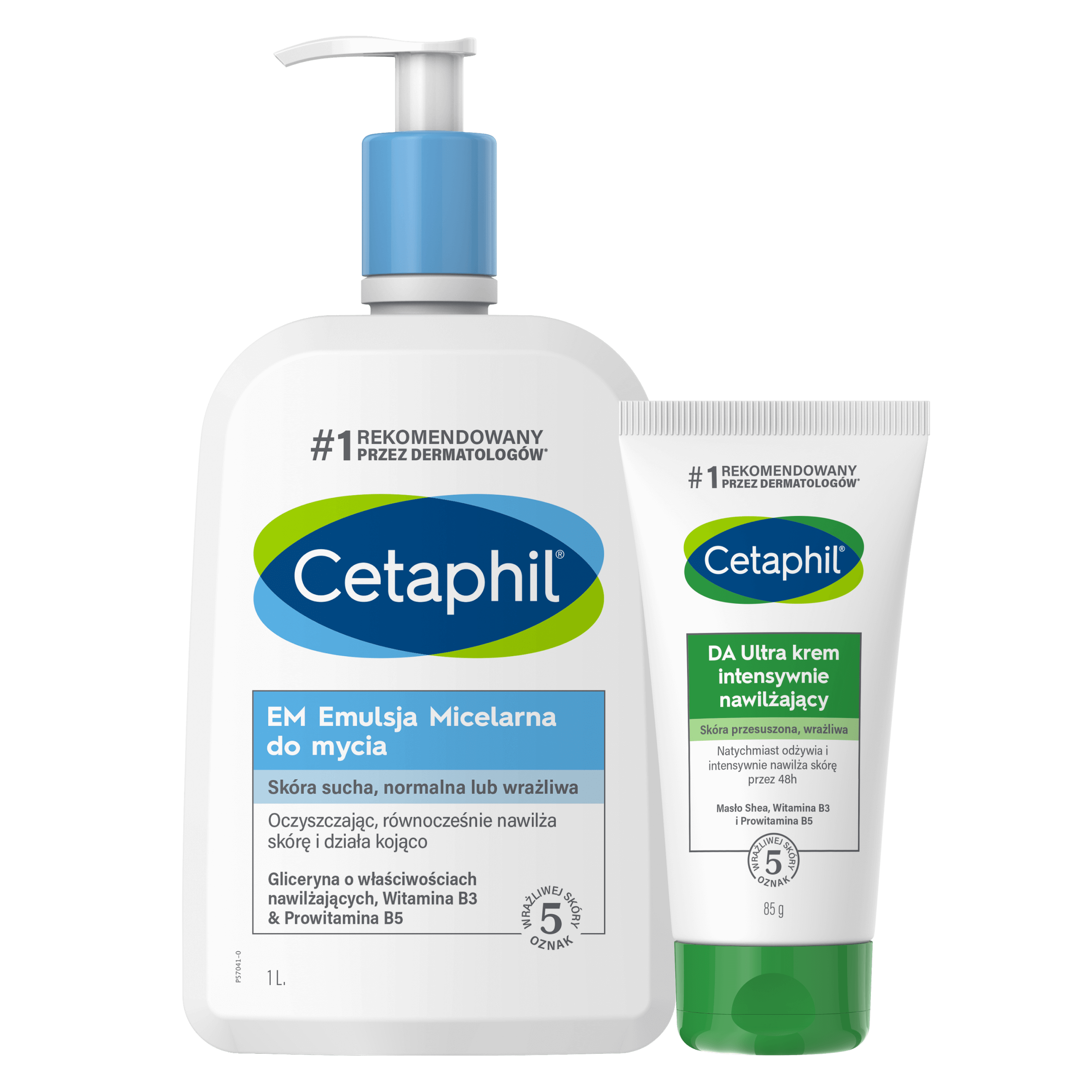 Zestaw EM Emulsja micelarna do mycia 1l i DA Ultra Krem intensywnie nawilżający 85 g