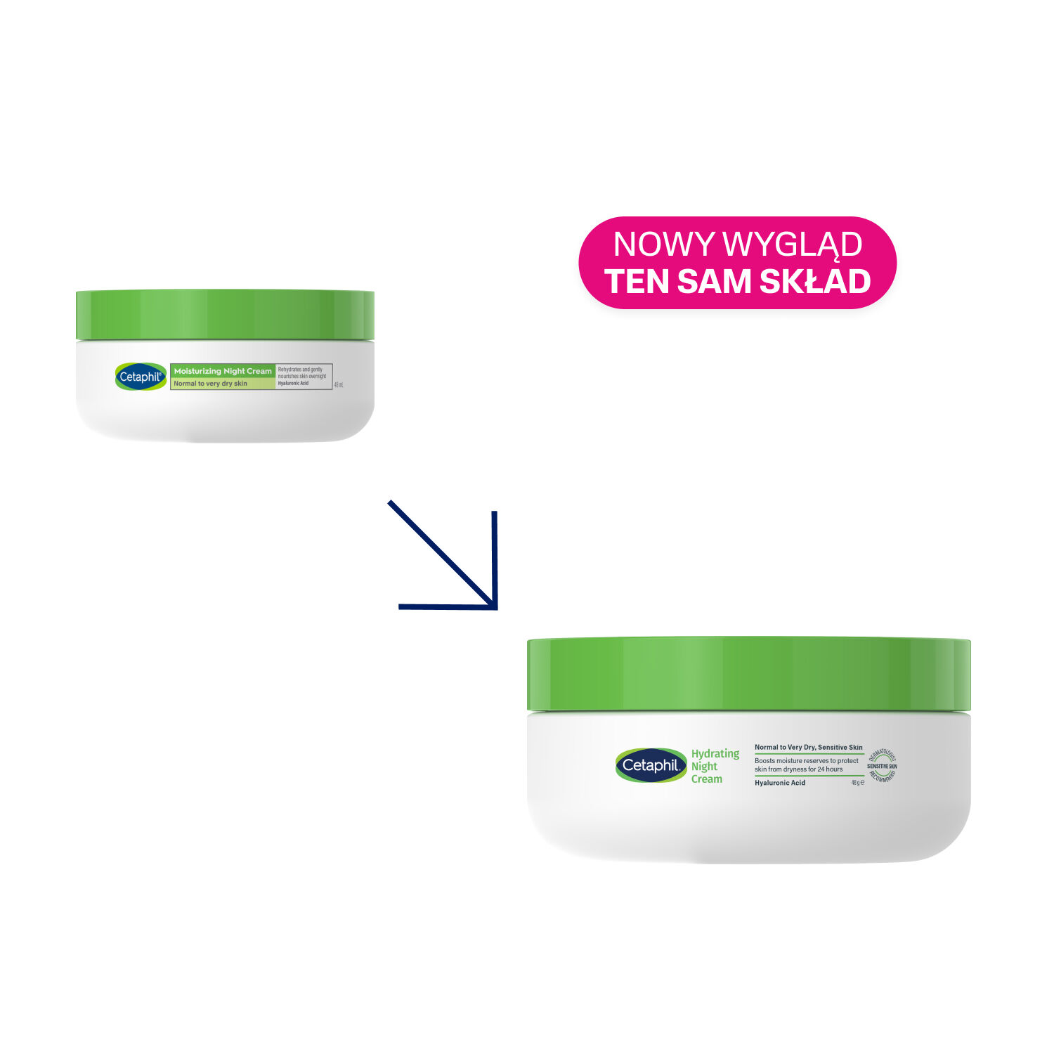 Cetaphil Krem nawilżający do twarzy na noc