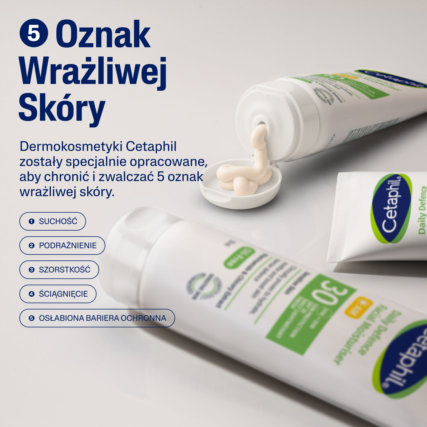 Cetaphil Daily Defence Facial Moisturiser SPF 30 &ndash; Krem Nawilżający Na Dzień SPF 30
