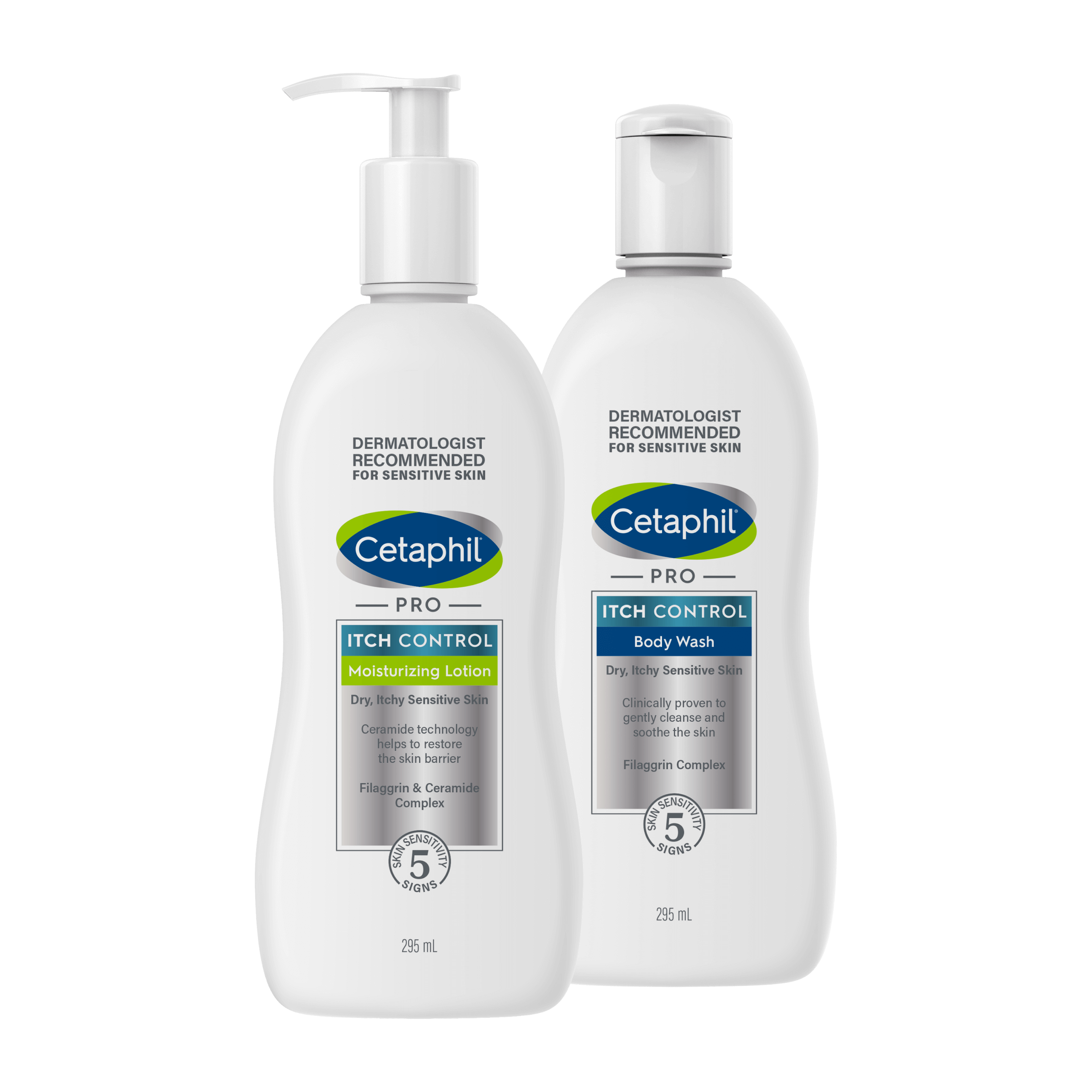 Zestaw PRO Itch control emulsja do mycia, PRO Itch control balsam nawilżający do twarzy i ciała